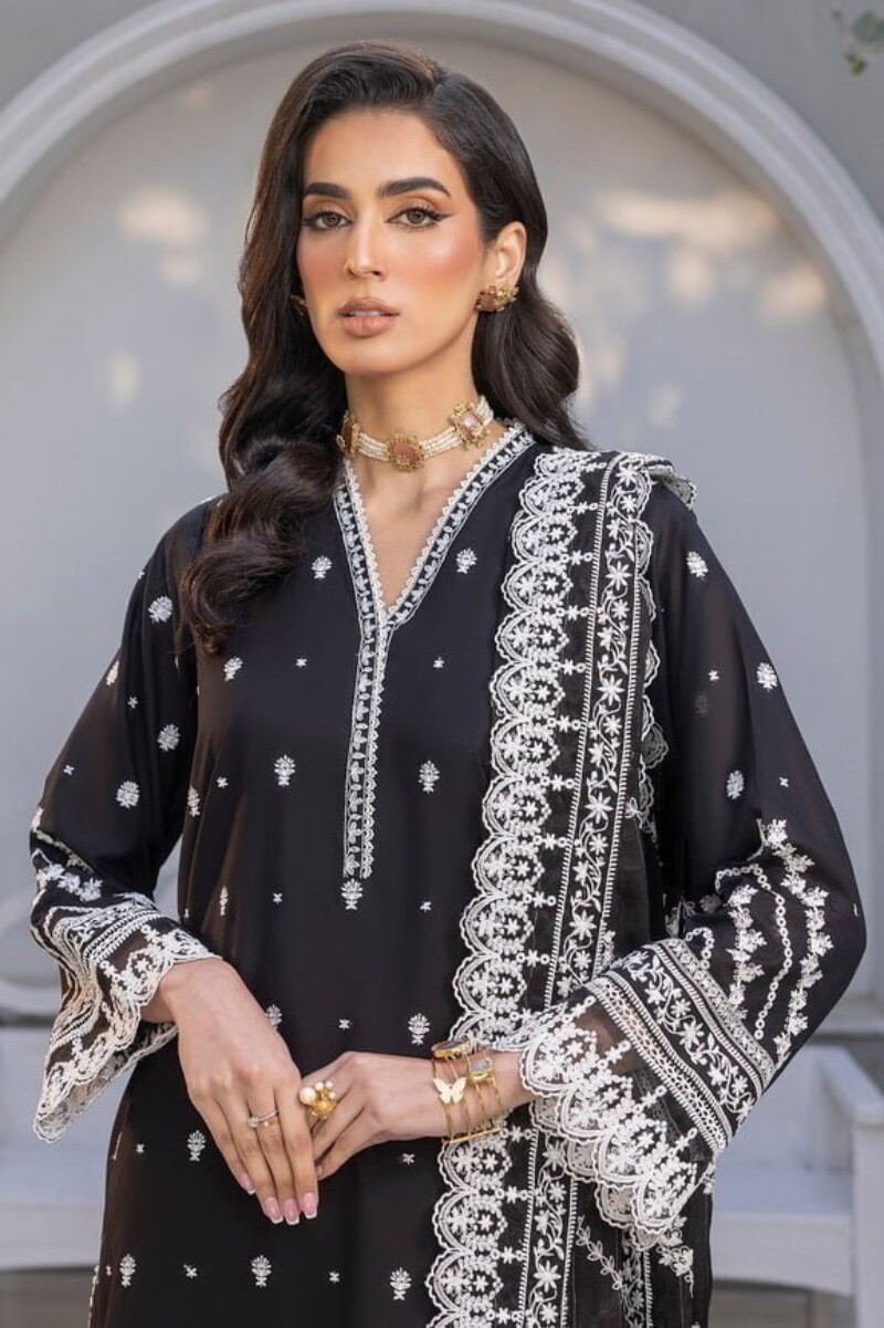 Lakhany Lg-Am-0061 Eid Embroidered Lawn 3pc Suit Collection 2024