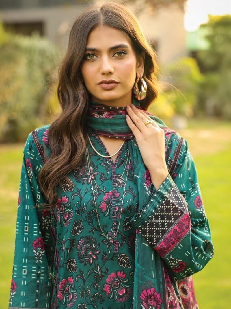 Komal Lg-Am-0088-A Printed Lawn 3pc Suit Collection 2024