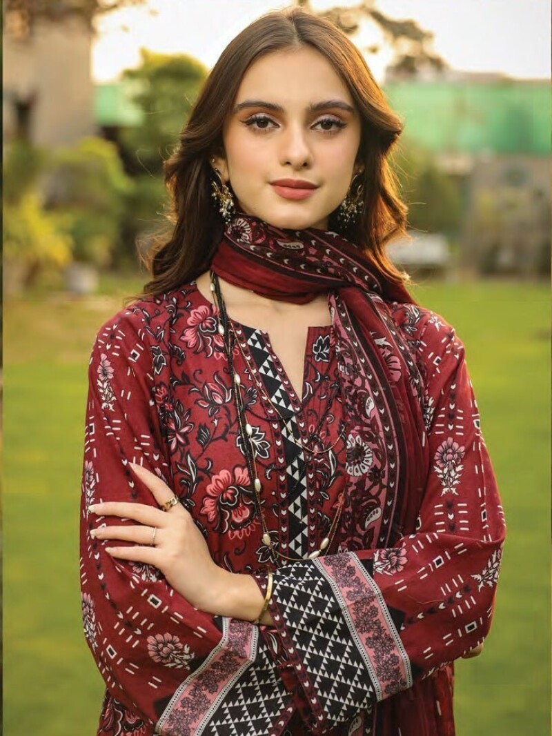 Komal Lg-Am-0088-B Printed Lawn 3pc Suit Collection 2024