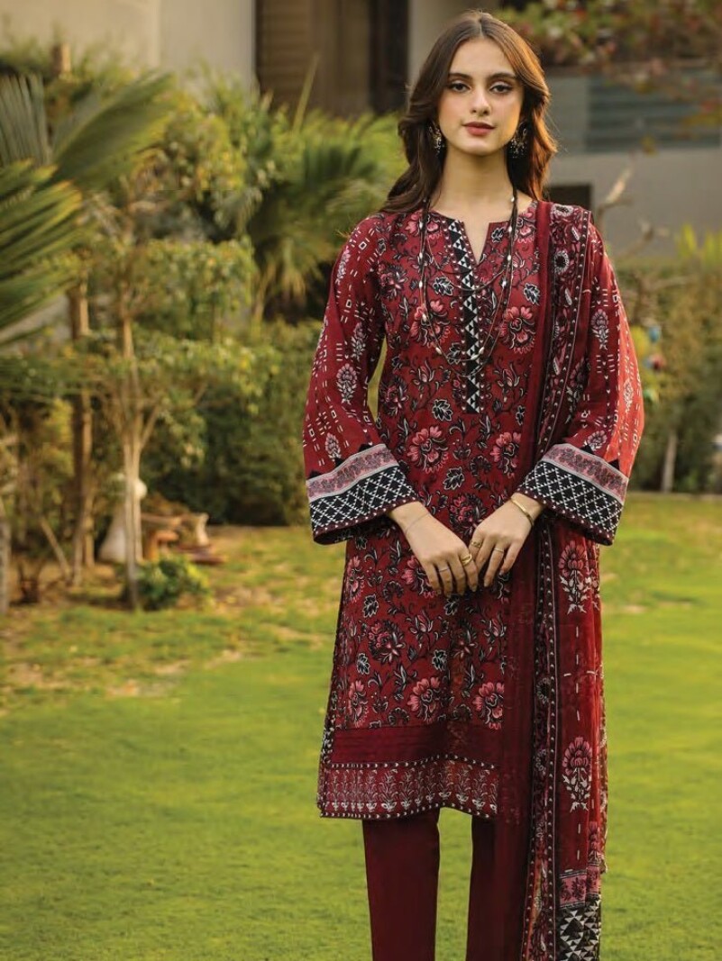 Komal Lg-Am-0088-B Printed Lawn 3pc Suit Collection 2024