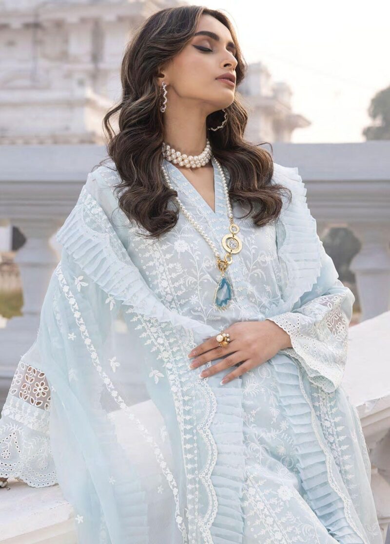 Lakhany Spring Lg-Iz-0051 Embroidered Lawn 3pc Suit Collection 2024