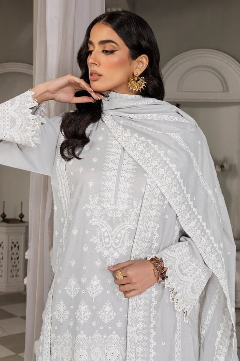 Lakhany Lg-Iz-0084 Eid Embroidered Lawn 3pc Suit Collection 2024