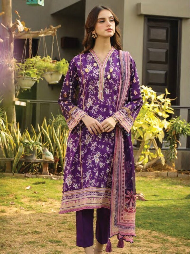 Komal Lg-Iz-0088-A Printed Lawn 3pc Suit Collection 2024