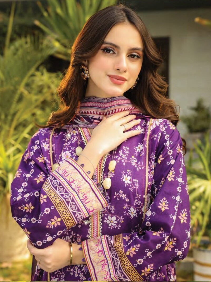 Komal Lg-Iz-0088-A Printed Lawn 3pc Suit Collection 2024