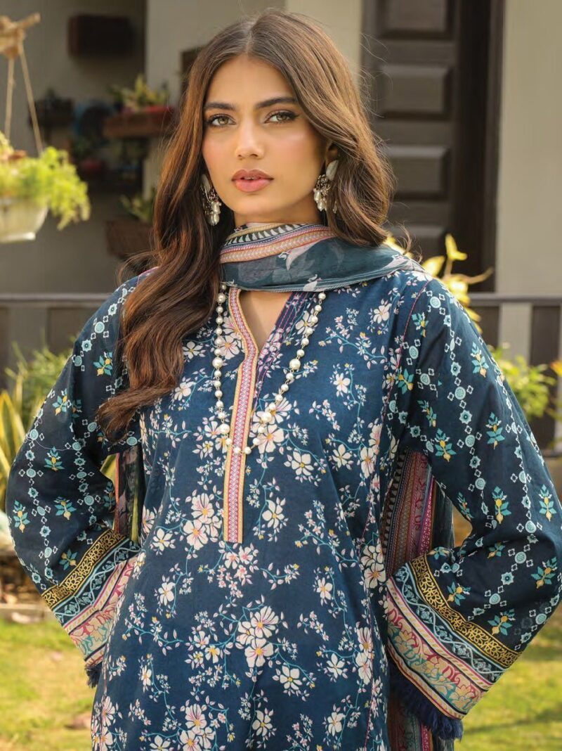 Komal Lg-Iz-0088-B Printed Lawn 3pc Suit Collection 2024