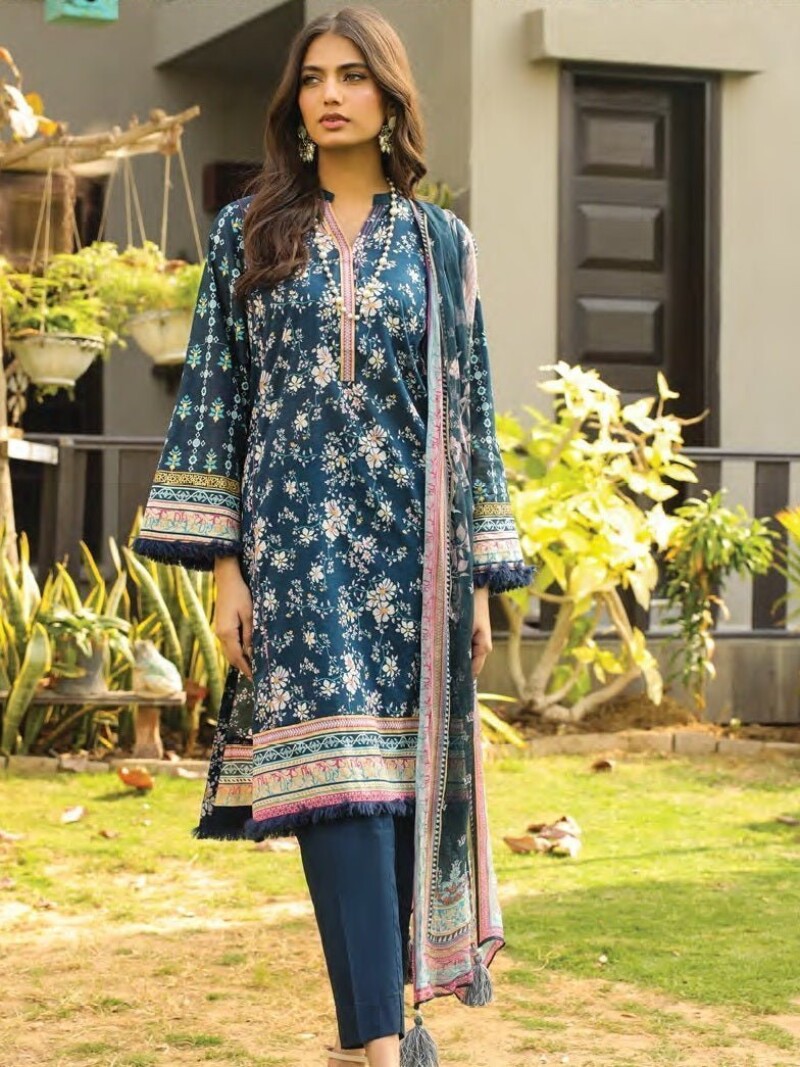 Komal Lg-Iz-0088-B Printed Lawn 3pc Suit Collection 2024