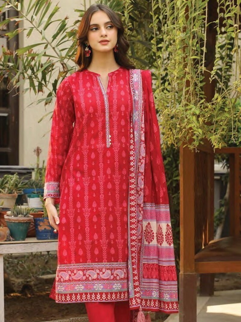 Komal Lg-Iz-0103-A Printed Lawn 3pc Suit Collection 2024