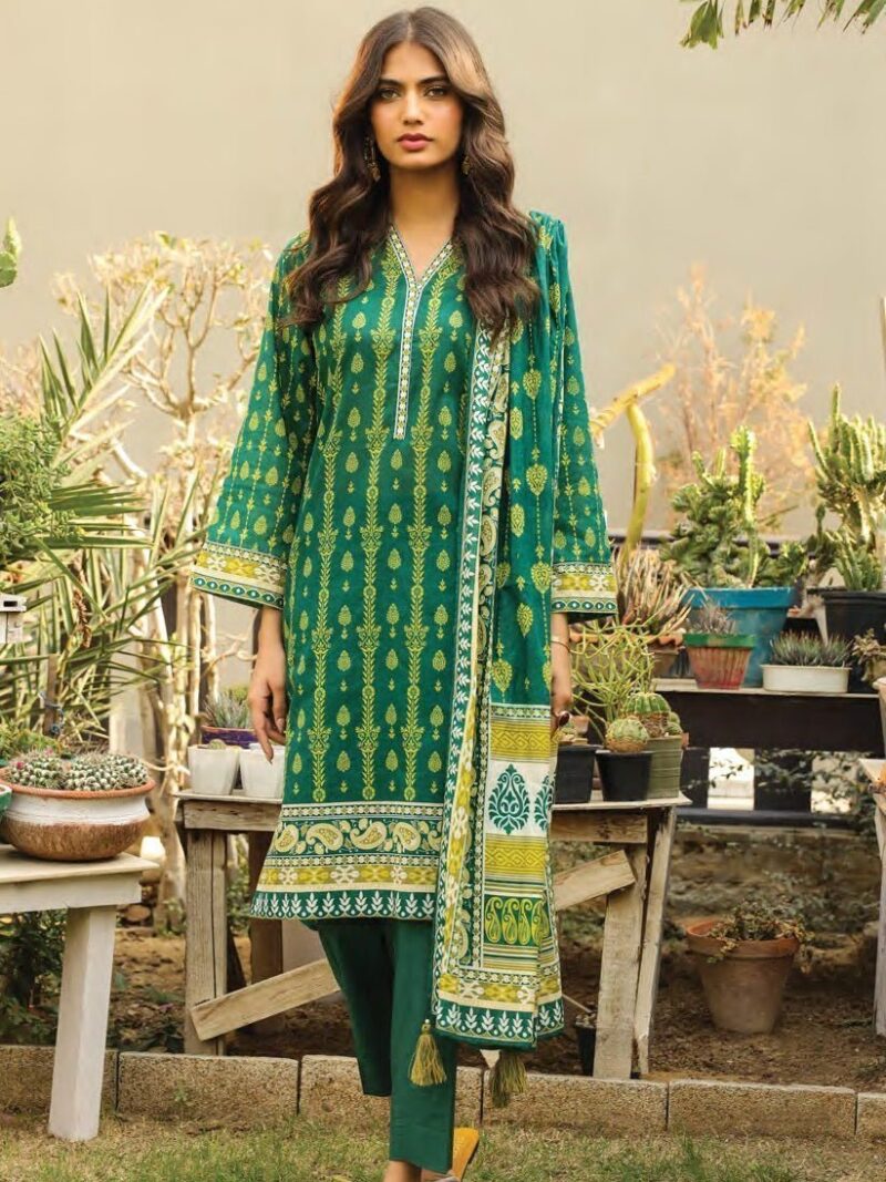 Komal Lg-Iz-0103-B Printed Lawn 3pc Suit Collection 2024