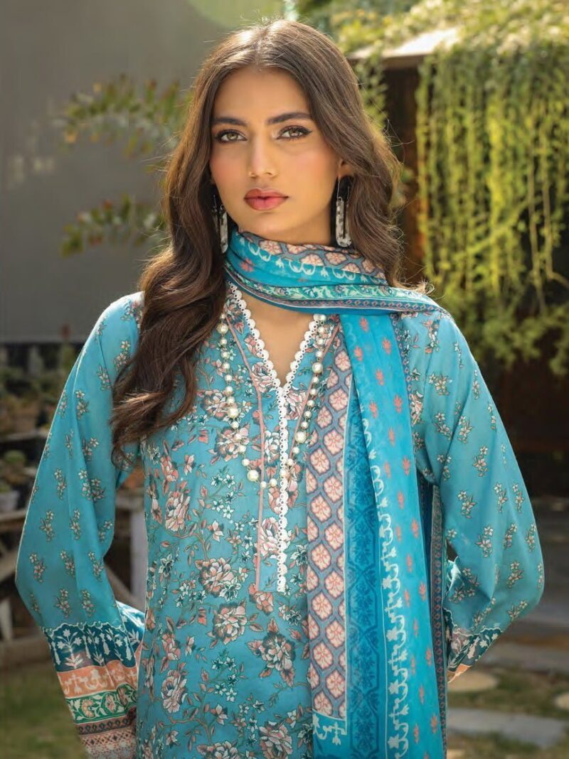 Komal Lg-Iz-0147-A Printed Lawn 3pc Suit Collection 2024