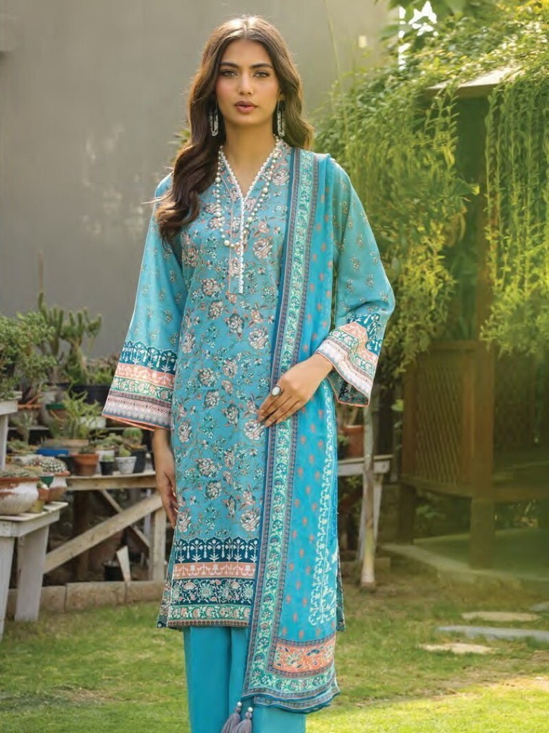 Komal Lg-Iz-0147-A Printed Lawn 3pc Suit Collection 2024