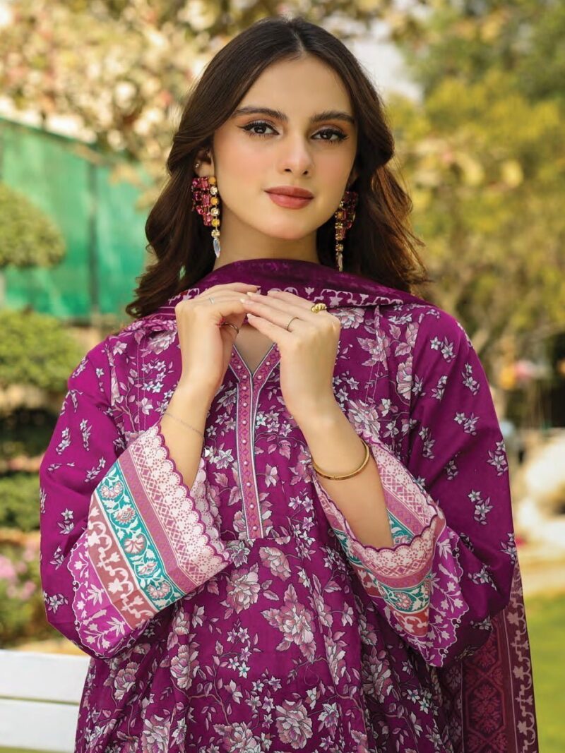 Komal Lg-Iz-0147-B Printed Lawn 3pc Suit Collection 2024