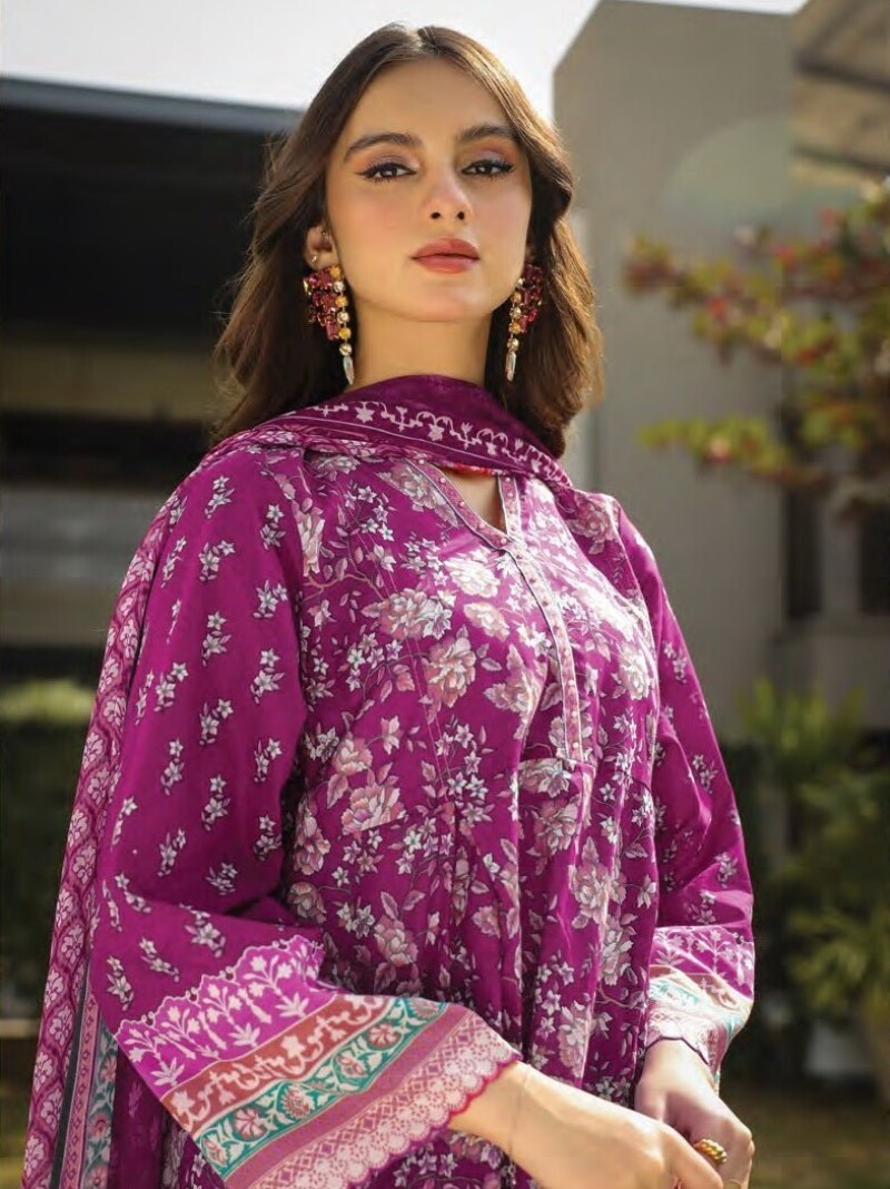 Komal Lg-Iz-0147-B Printed Lawn 3pc Suit Collection 2024