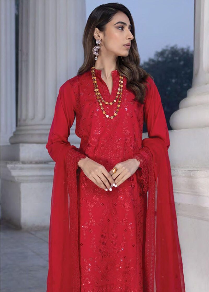 Lakhany Spring Lg-Iz-0152 Embroidered Lawn 3pc Suit Collection 2024