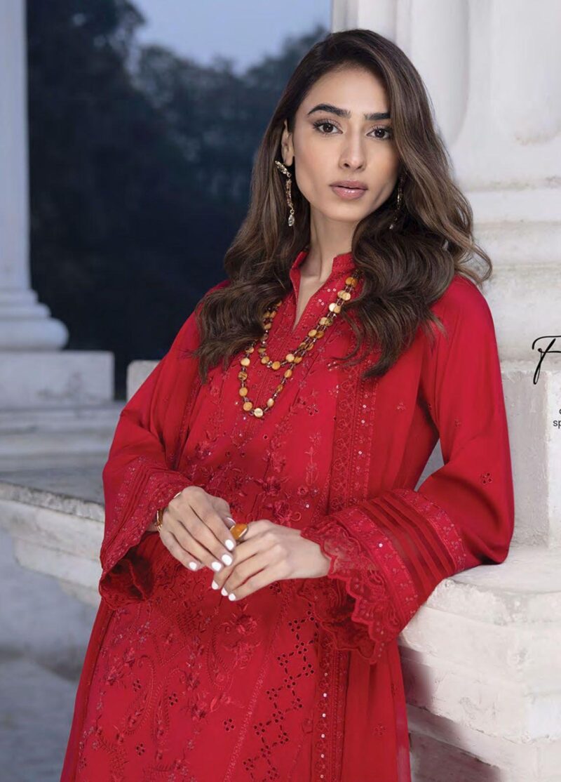 Lakhany Spring Lg-Iz-0152 Embroidered Lawn 3pc Suit Collection 2024