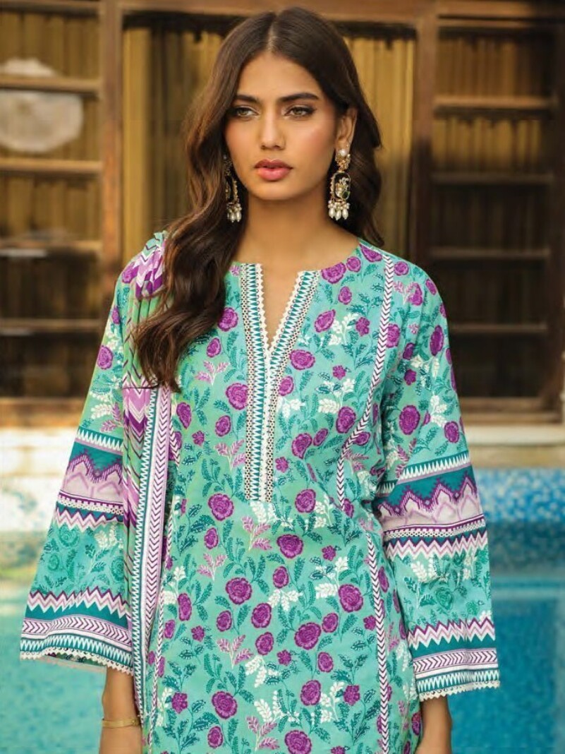 Komal Lg-Mm-0013-A Printed Lawn 3pc Suit Collection 2024