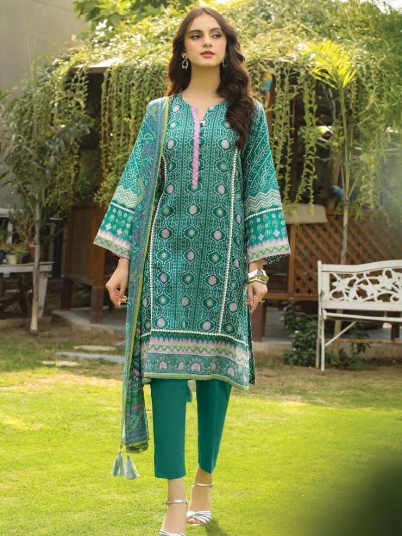 Komal Lg-Rl-0002-B Printed Lawn 3pc Suit Collection 2024