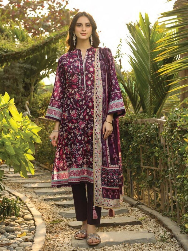 Komal Lg-Rl-0033-B Printed Lawn 3pc Suit Collection 2024