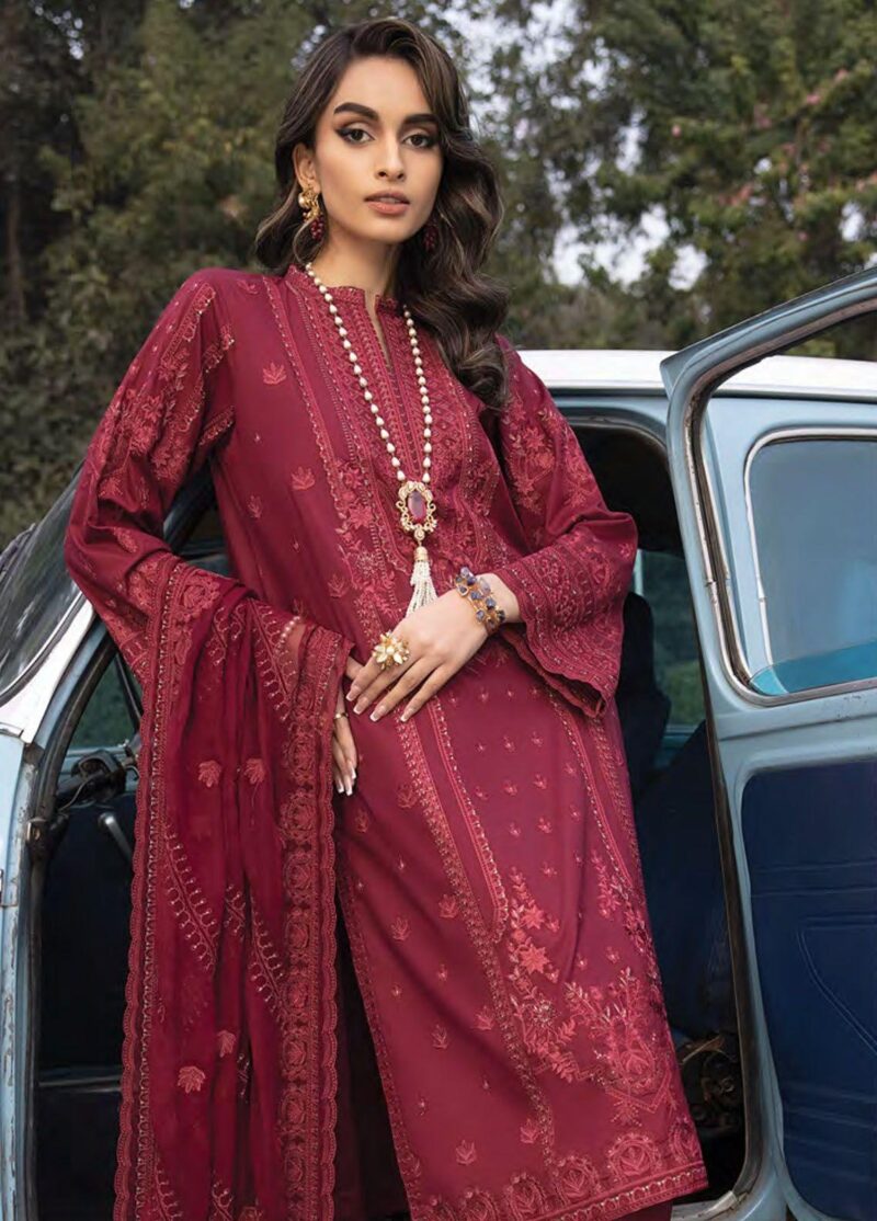 Lakhany Spring Lg-Rm-0062 Embroidered Lawn 3pc Suit Collection 2024