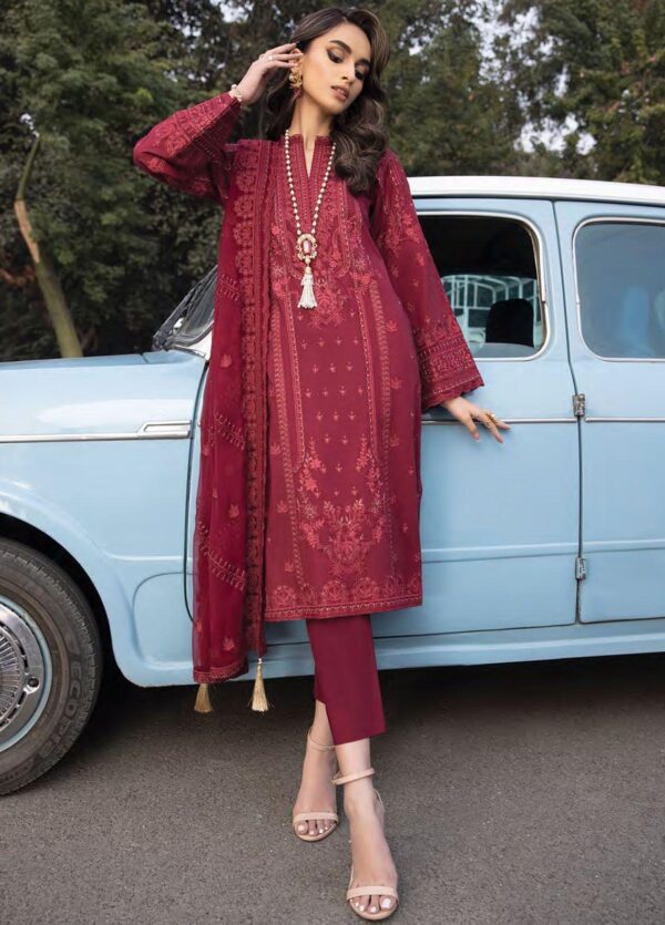 Lakhany Spring Lg-Rm-0062 Embroidered Lawn 3Pc Suit Collection 2024