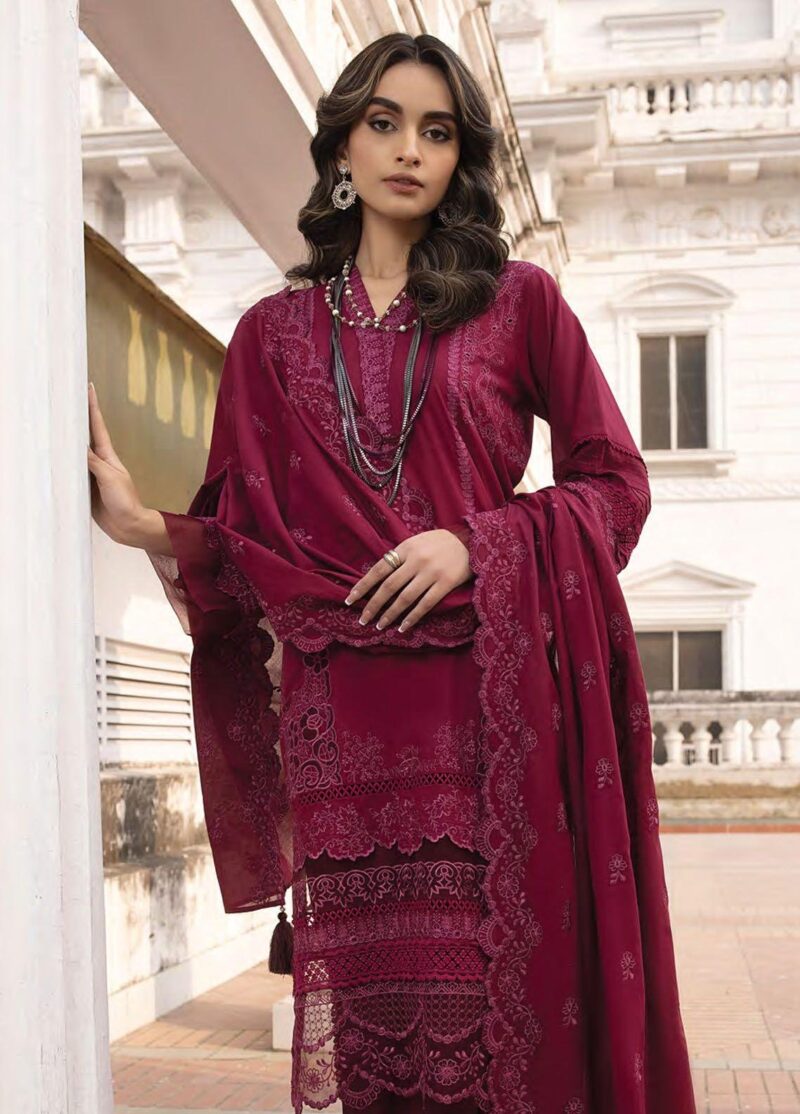 Lakhany Spring Lg-Sk-0080 Embroidered Lawn 3pc Suit Collection 2024