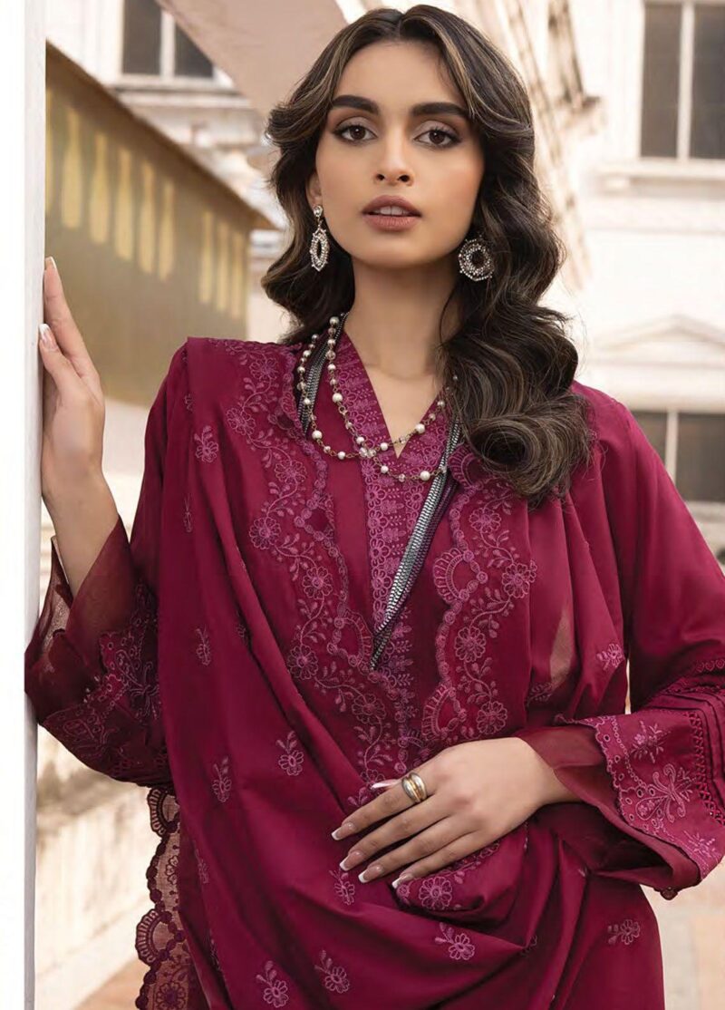 Lakhany Spring Lg-Sk-0080 Embroidered Lawn 3pc Suit Collection 2024