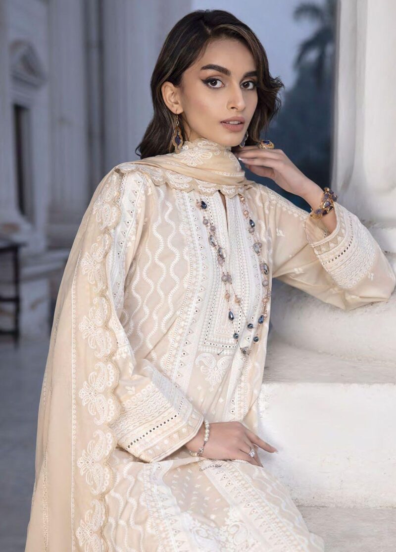 Lakhany Spring Lg-Sr-0122 Embroidered Lawn 3pc Suit Collection 2024