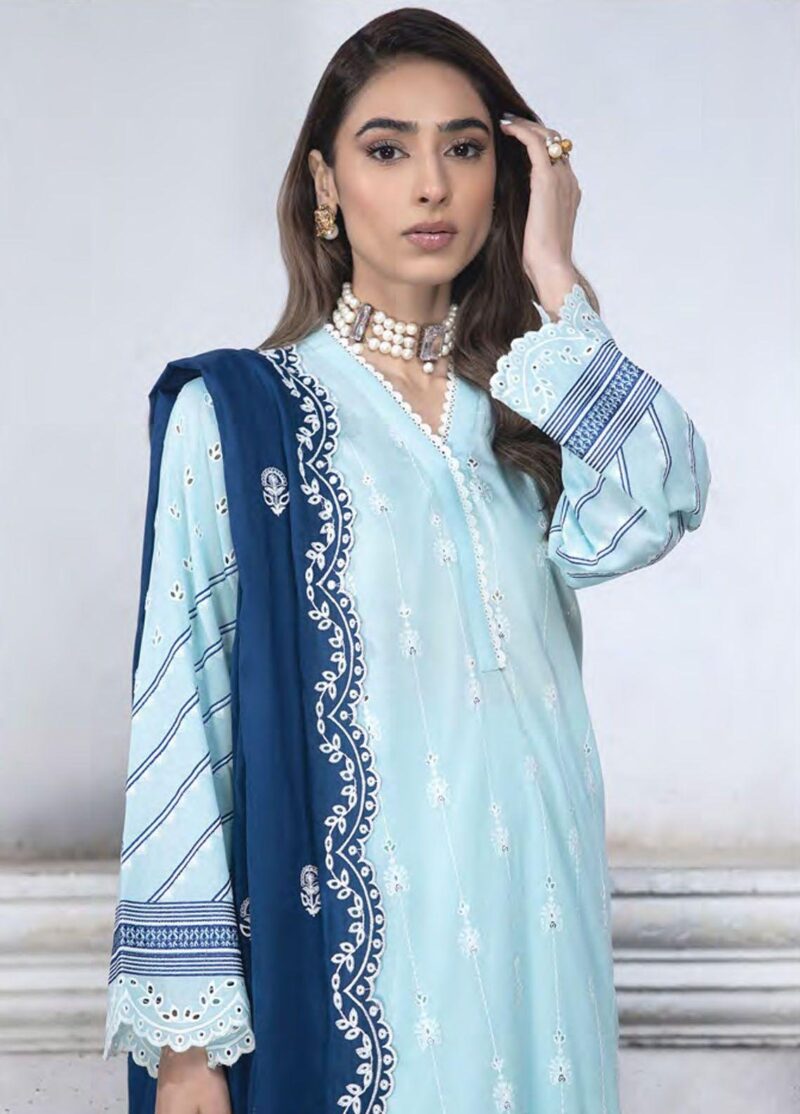 Lakhany Spring Lg-Sr-0123 Embroidered Lawn 3pc Suit Collection 2024