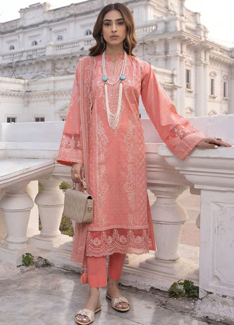 Lakhany Spring Lg-Sr-0177 Embroidered Lawn 3pc Suit Collection 2024