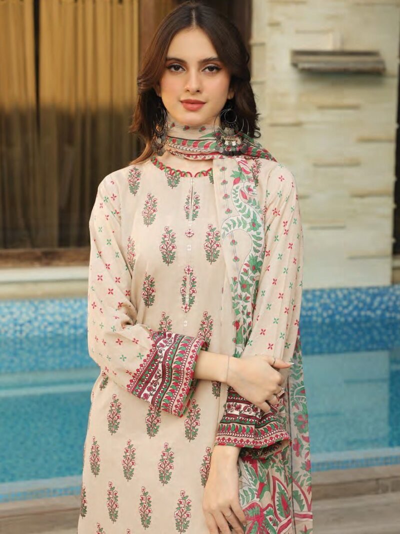 Komal Lg-Sr-0197-B Printed Lawn 3pc Suit Collection 2024