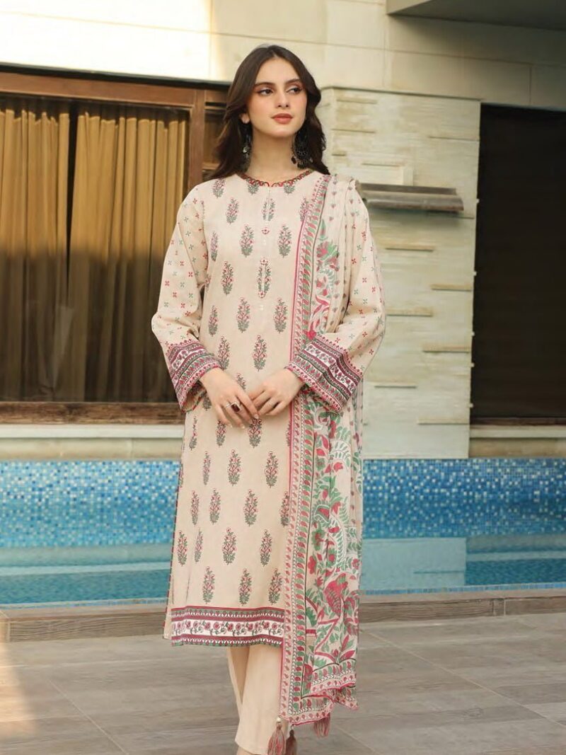 Komal Lg-Sr-0197-B Printed Lawn 3pc Suit Collection 2024