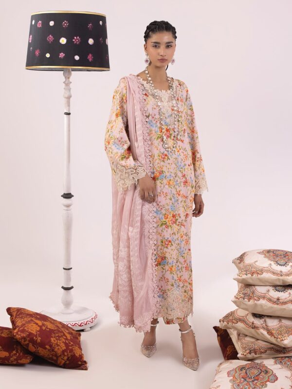 Faiza Faisal - Laali Embroidered Lawn 3Pc Suit Collection 2024
