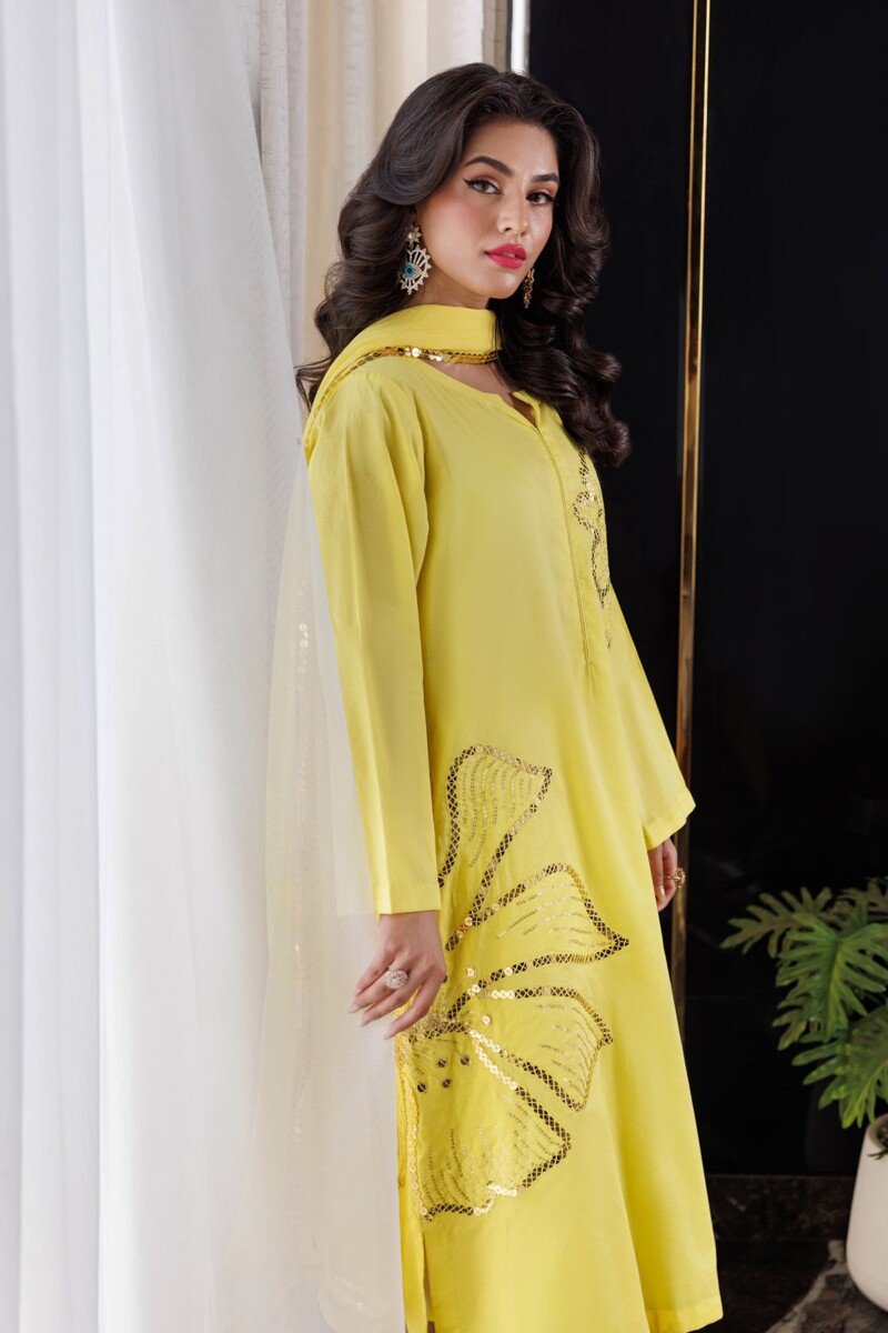 product Charizma 3 Pc Embroidered Lawn Shirt With Chiffon Dupatta And Trouser Ed 4 033