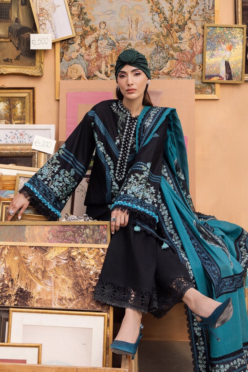 product Saad Shaikh Lamour D-05 Reh Lamour Embroidered Luxury Lawn Collection 2024