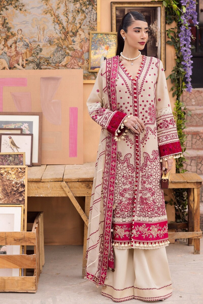 product Saad Shaikh Lamour D-06 Zena Lamour Embroidered Luxury Lawn Collection 2024