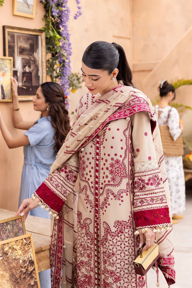 product Saad Shaikh Lamour D-06 Zena Lamour Embroidered Luxury Lawn Collection 2024