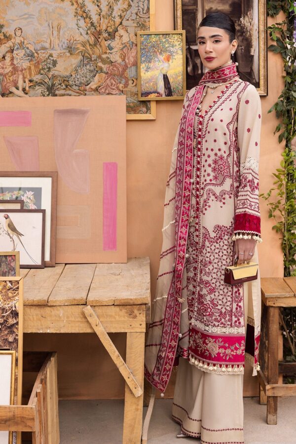 Saad Shaikh Lamour D-06 Zena Lamour Embroidered Luxury Lawn Collection 2024