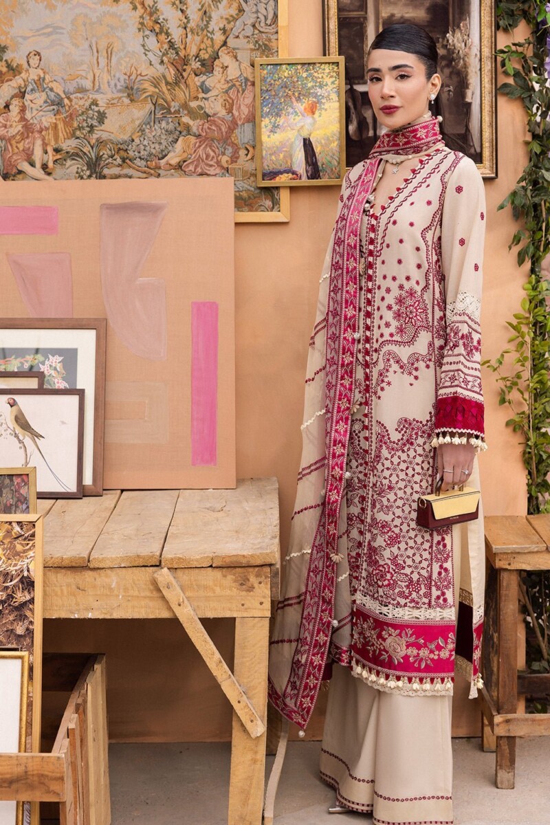 product Saad Shaikh Lamour D-06 Zena Lamour Embroidered Luxury Lawn Collection 2024