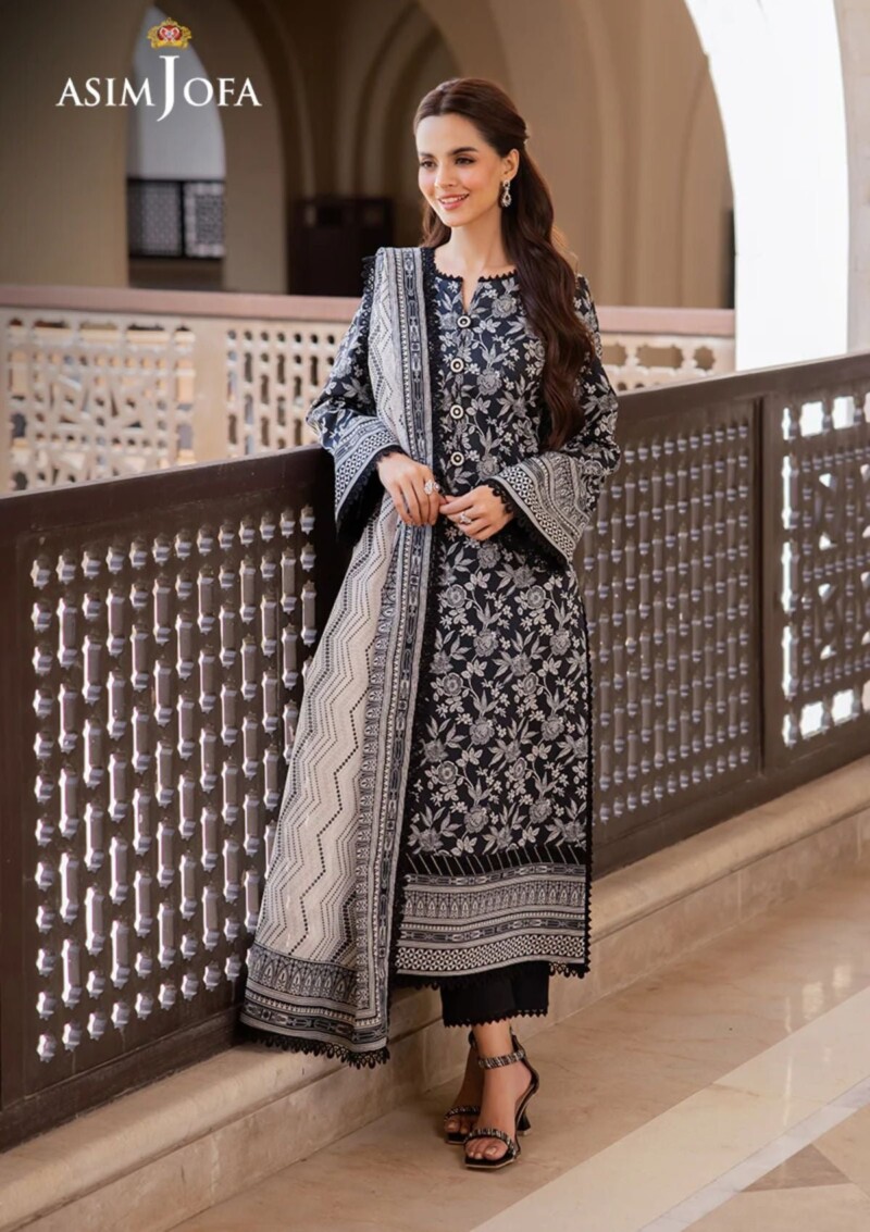 product Asim Jofa Am24 07 Monochrome Lawn Collection