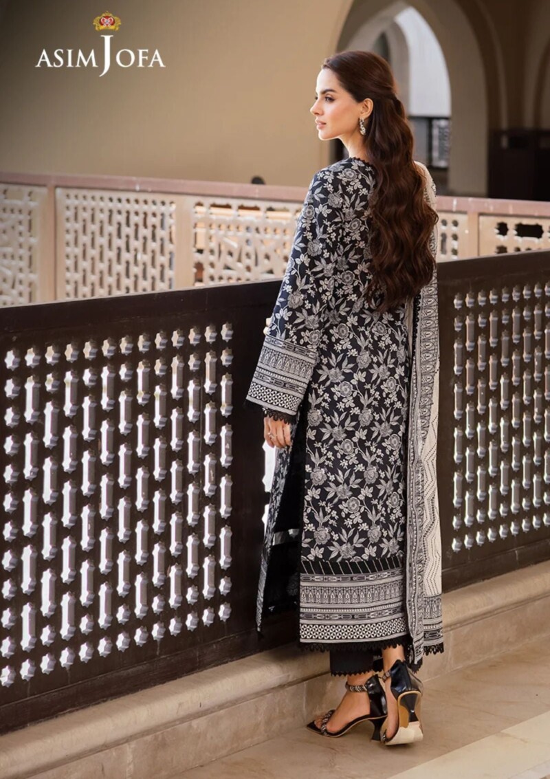 product Asim Jofa Am24 07 Monochrome Lawn Collection