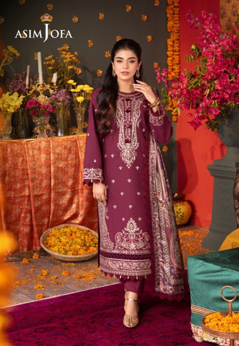 Asim Jofa Asra Vol 1 Ja24 08 Lawn Collection