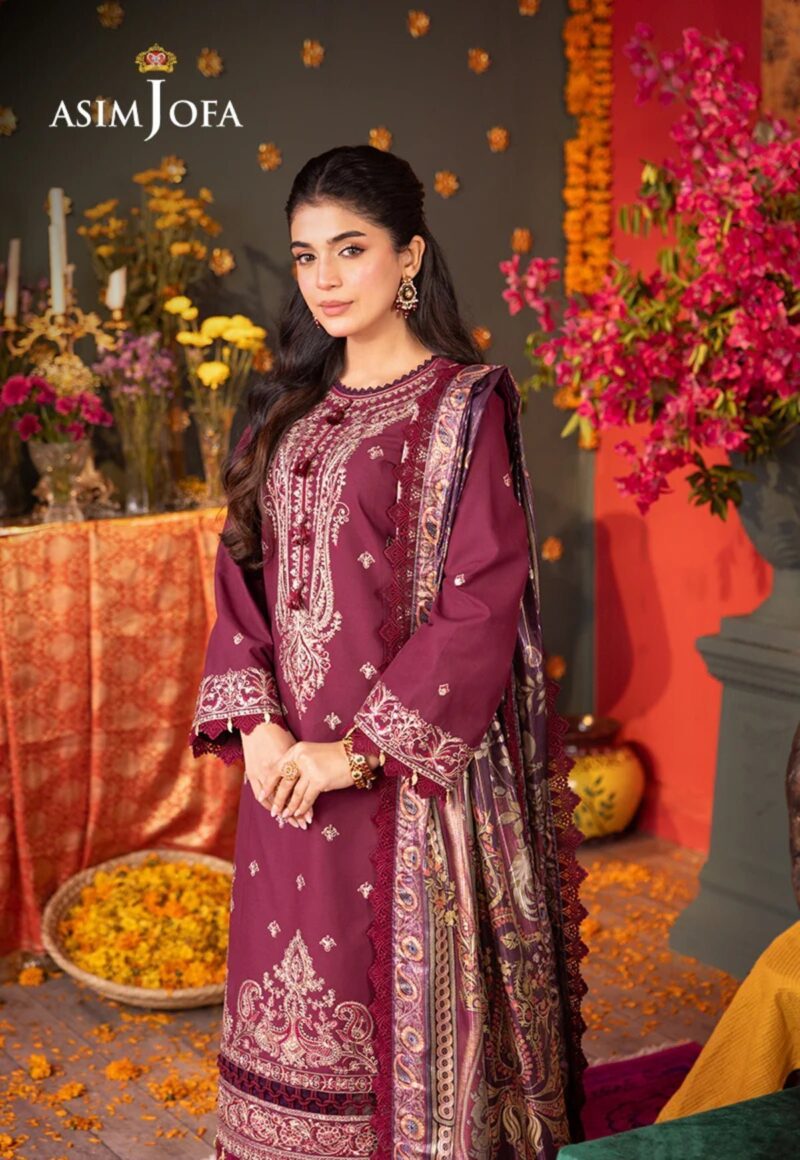 Asim Jofa Asra Vol 1 Ja24 08 Lawn Collection