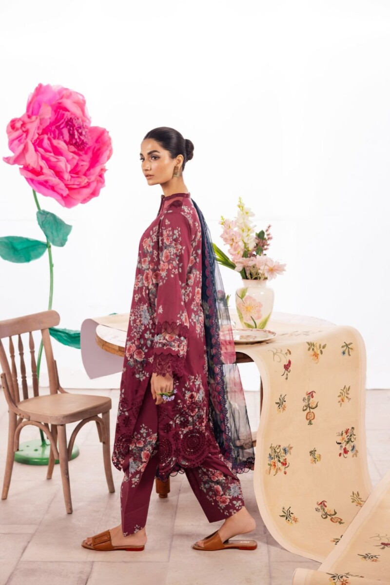 product Iznik Embroidered Lawn Dl-11 3 Piece Suit Cultural Outfit 2024