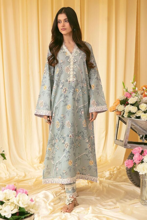 Mushq Pearl Mist Wisteria Basic Pret Collection