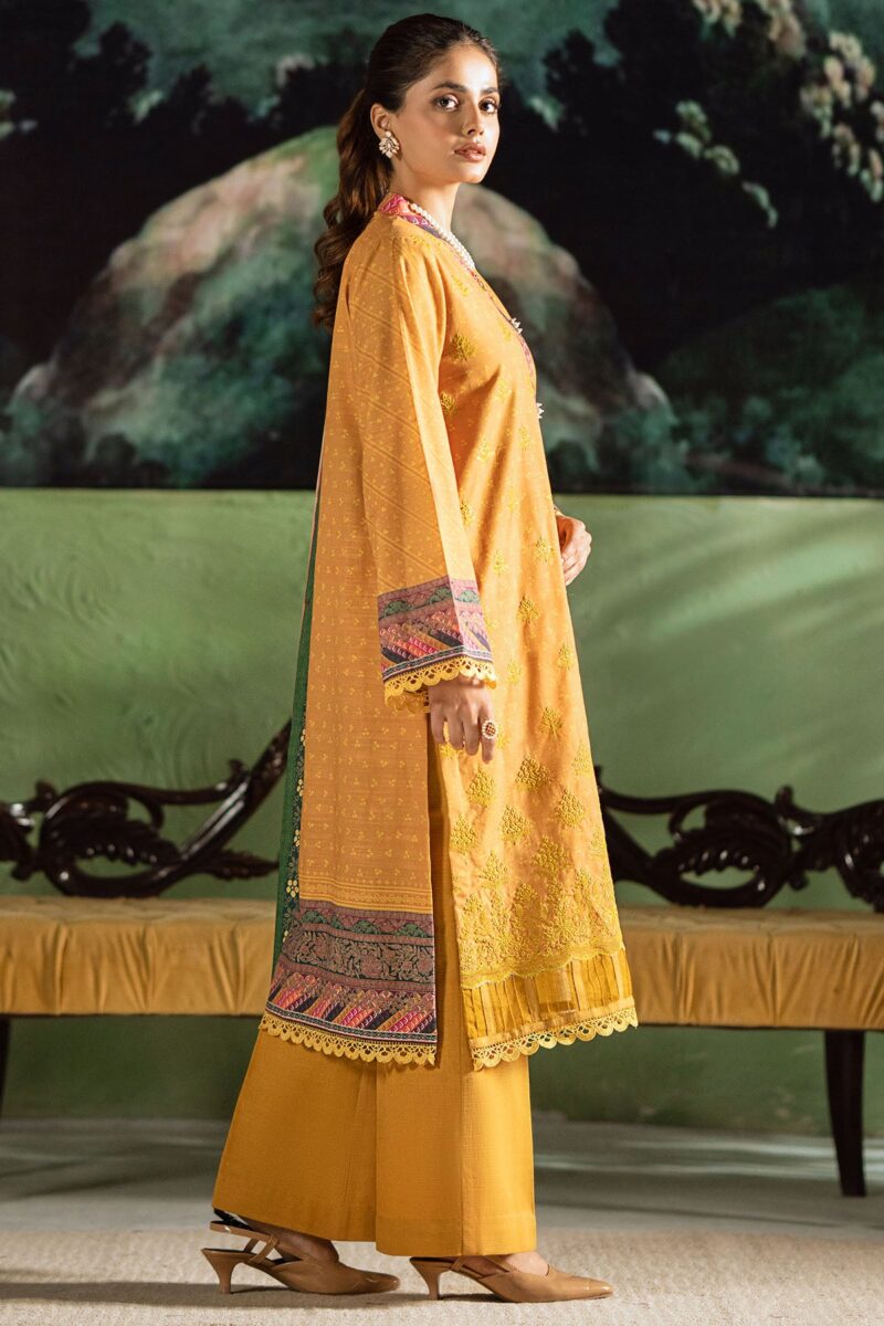 Motifz 4389-MERAKI DIGITAL PRINTED KHADDAR STITCHED Casuals