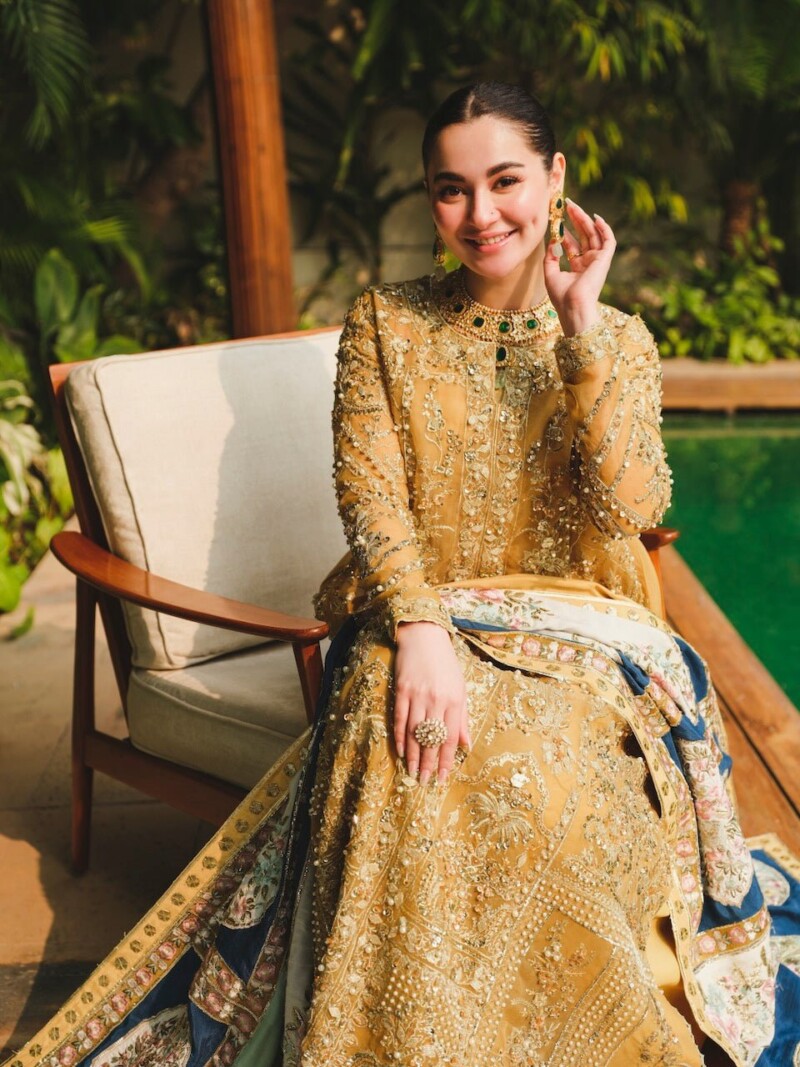 product Saira Shakira - Marigold Embroidered Organza Wedding Suit Collection 2024