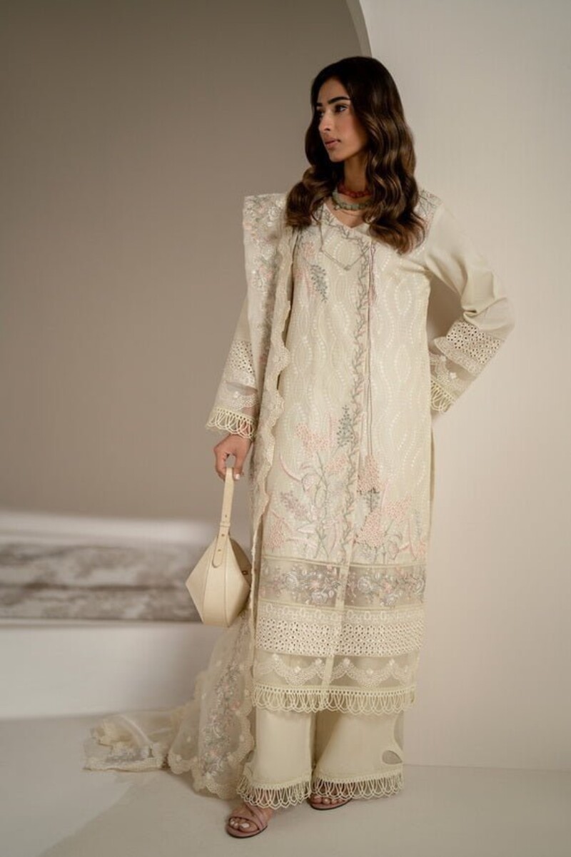 Azzal Mashl Lawn 3pc Suit Collection 2024