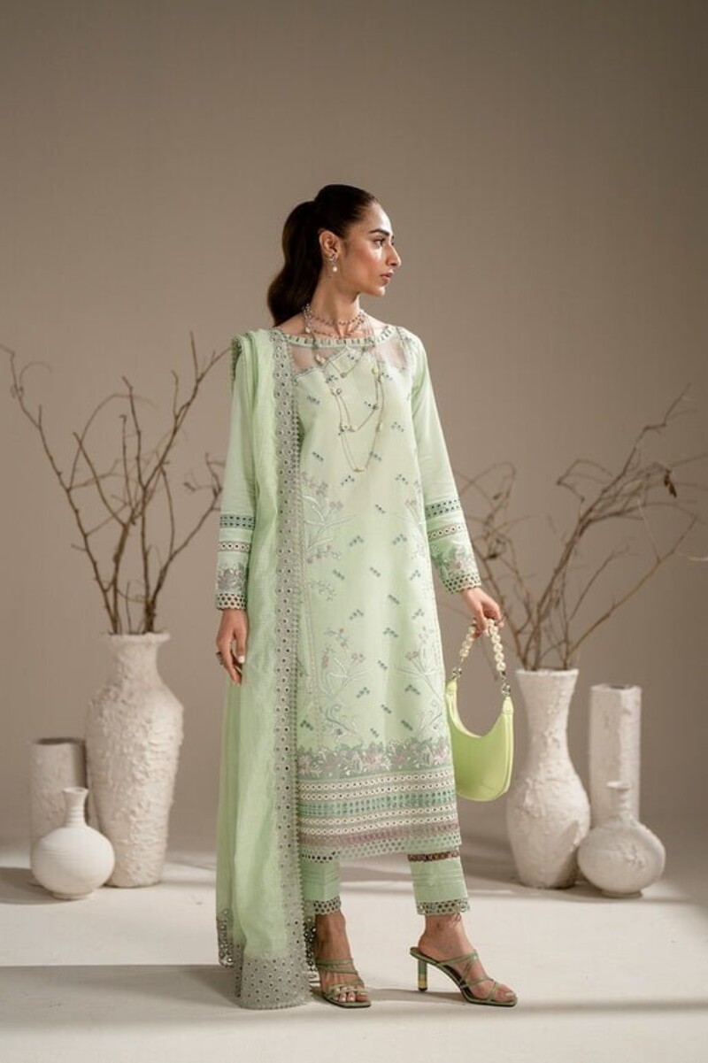 Azzal Mehak Lawn 3pc Suit Collection 2024