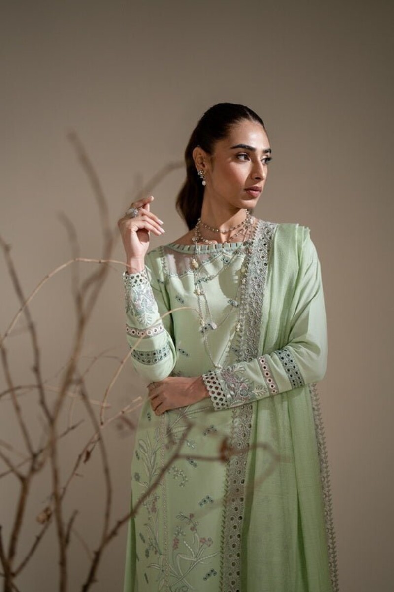 Azzal Mehak Lawn 3pc Suit Collection 2024