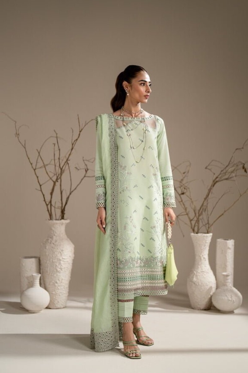 Azzal Mehak Lawn 3pc Suit Collection 2024