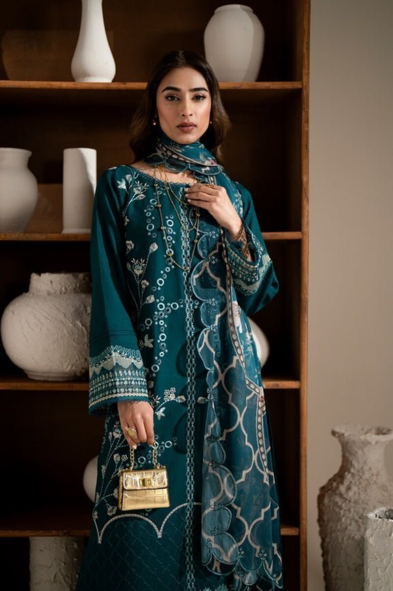 Azzal Mehr Lawn 3pc Suit Collection 2024